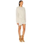 Isabel Marant  Etoile Pipper Dress in Ecru 38 New Womens Mini Sweatshirt Photo 2