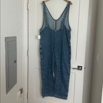 We The Free  Blue Denim Jumpsuit Photo 3