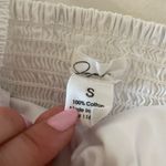 White Cottagecore Milkmaid Crop Top Photo 2