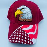 Amrita Singh American Eagle Patriotic Baseball Cap By Photo 0