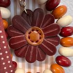 Piper K | Boho Vintage Bag Charm w/ Scarf Red Photo 7