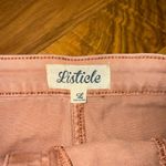 Listicle  women’s skirt size large button up front peachy pink‎ color Photo 2