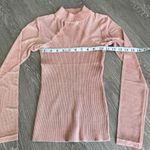 Cocovive Shirt Womens Teens Extra Small Dusty Rose Mesh Sleeves Size XS Photo 5