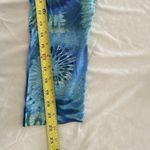 Chico's Vintage  Dandelion Blue Multi-Color Front Bow Double Strap Tie Blouse Photo 7