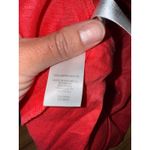 Jones New York  Collection‎ Petite Red Linen Button Down top costal summer light Photo 4