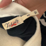 Faherty Rugby Jersey Dress in Cape May Stripe Navy Size Medium Photo 6