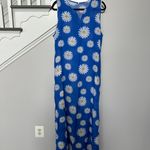 Sleeveless Casual Summer Daisy Floral Print Cotton V Neck Long Maxi Dresses NWT Multi Size L Photo 8