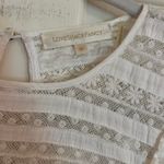 Love Shack Fancy Cooper White Cotton Lace Ruffle Mini Dress Photo 2