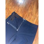 DEREK LAM 10 CROSBY Cropped Embroidered Flare Trouser w Rainbow Size 4 Black Photo 8