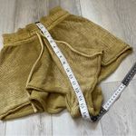 Free People  Summertime Blues Knit Shorts Yellow (XSmall) bohemian oversized soft Photo 2