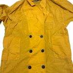 Rebecca Moses vintage orange lightweight windbreaker long jacket size small Photo 4