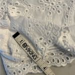 ZARA  Women's White Eyelet High Rise Shorts Size XS New Photo 1