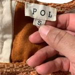 POL women's oversized small blouse, cream and brown Photo 4