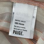 Paige Womens Jovannie Stripe Long Sleeve Tie Neck Blouse Multicolor Small NWT Photo 7