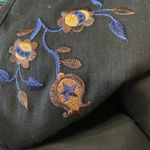 Space Design Concept Wide Leg Embroidered Gray Jeans Size 27 Photo 7