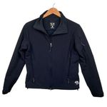 Mountain Hardwear  Soft Shell Black Fleece Lined 1/4 Zip Pullover Women’s Small Photo 0