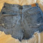 American Eagle  Outfitters  90s Boyfriend Blue Distressed Denim Shorts Photo 1