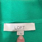 Loft Sweater Blazer Jacket Green size Small business casual Photo 3