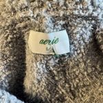 Aerie  Shorts Womens Small Gray Fleece Sweat Lounge Cozy Sherpa Teddy Casual Photo 5