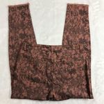 easel  Snakeskin Print Distressed Pants‎ Skinny, Raw Hem, Cotton Women's Large Photo 6