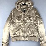 Ralph Lauren #701  Metallic Tan Quilted Jacket Photo 1