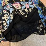 ZARA smocked waist, butterfly sleeve keyhole back floral patchwork print romper Photo 7