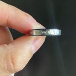 Blue and silver forever love ring size 10 Photo 4