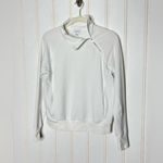 Evereve  Quarter Zip White Pullover Photo 2