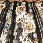 Free People  Dance Magic Floral Print Metallic Tunic Dress Size S Photo 8