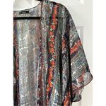 Millau Boho Short Sleeve Kimono Blue Photo 2