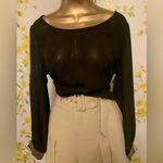 Andrée slit sleeve studded blouse brown size M Photo 14