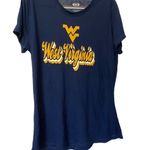 WVU West Virginia University Concepts Sport Women's Tee Shirt, Large Blue Photo 0