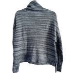 Aerie  Blue Ribbed Cozy 1/4 Zip Cropped Pullover Blue Sweater Women’s Size Small Photo 3