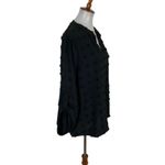 Blooming Jelly ‎ Black Blouse XXL Long Sleeve Flowy Boho Chic Photo 2