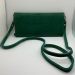 American darling HTF Rare Green  Womens Leather Removable Strap Crossbody Wallet Photo 1
