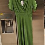 Reformation 💕 PETITES💕 Danika Dress ~ Palm Green Petite Small NWT Photo 9