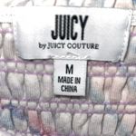 Juicy Couture Strapless Smocked Mini Dress Multicolor Abstract Print Size M Photo 3