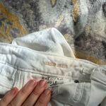 American Eagle  cross waist white mom jeans size 4 short Photo 4