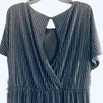 Luxology Metallic Striped Wide Leg Jumpsuit Size M New w/Tag Photo 5