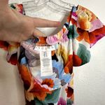 La Blanca  Floral Rhythm Off-The-Shoulder Cover Up Dress Womens Size Large Photo 2