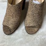 Vince Camuto Mesella Natural Spotted Calf Hair Mules Size 9.5 Photo 2