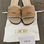 Christian Dior Dior Beige Shearling Slide Loafers Photo 4
