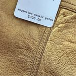 Free People Gold Leather Mini Dress Size 2 New w/Tag Retail $300 Photo 11