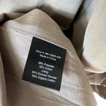 Jenni Kayne  Women's Belted Cotton Blend Trench Coat Light Tan Size Medium NWT Photo 9