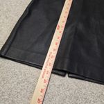Theory  Womens Skirt 4  Black 100% Lamb Leather Bristol Skinny Pencil Knee Length Photo 5