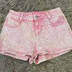 Sugar Thrillz Pink Pearl Embellished shorts size XS Pink Photo 0