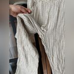 Billabong  new waves cotton striped pants beige wide leg high waisted rise pocket Photo 8
