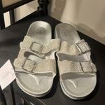 David's Bridal David’s Bride 2 Strap Crystal Slides Size 10 NWT Photo 6