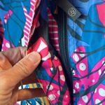 Lauren James Windbreaker Pullover Rain Jacket Small New Floral Bold Photo 14