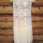 Mac Duggal  35111 Womens Ivory Embroidered Blouson Sleeve Boho Gown Dress Photo 11